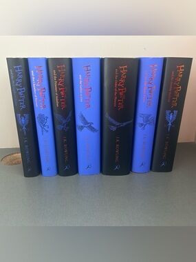 Harry Potter Ravenclaw Hardcover Books 1-7 Complete Set